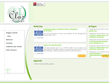 Tablet Screenshot of claspsicologia.com.br